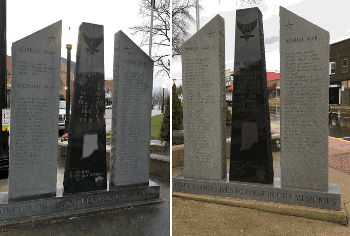 War memorial cleaning