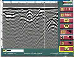 Image of GPR profile