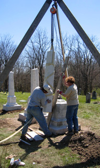 large monument repair and restoration